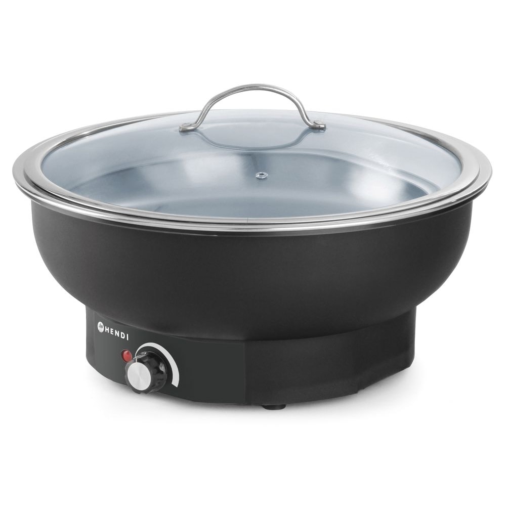 Chafing dish elektrisch Tesino, HENDI, Kitchen Line, 6,8L, 230V/500W, Ø¸405x(H)248mm