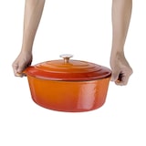 thumbnail of Grande cocotte ovale orange Vogue 6L