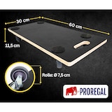 thumbnail of PROREGAL Mega Deal 10x Profi Transportroller mit 4 Rollen | HxBxT 11,5x30x60cm | Traglast 200kg | Siebdruckplatte | Schwarz | Möbelroller Rollbrett