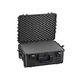 thumbnail of Hartschalen-Koffer, wasserdicht (IP67), Noppenschaumstoff, Rasterschaumstoff, 4 Schlösser, Polypropylen, Schwarz, 594 x 473 x 270 mm