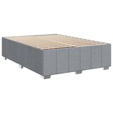 thumbnail of vidaXL Boxspringbett mit Matratze Hellgrau 140x200 cm Stoff