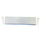 thumbnail of EUROP'METAL Tablette L.100xP.40cm Blanc avec 2 supports + porte étiquette TAB1000400