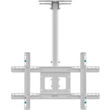 thumbnail of ONKRON Supporto TV da Soffitto 32-80", fino a 68 kg, VESA max 600x400, Altezza Regolabile, Girevole e Inclinato N1L-W Bianco