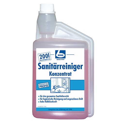 Dr. Becher "Dr. Becher" Sanitärreiniger Konzentrat 1 l Dosierflasche