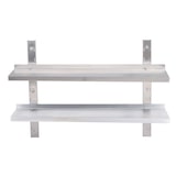 thumbnail of Romux® Étagère Murale Double Réglable en Acier Inoxydable 1000x300x660 mm | Étagère de Cuisine Murale | Étagère Murale en Inox
