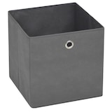 thumbnail of vidaXL Aufbewahrungsboxen 4 Stk. Vliesstoff 28x28x28 cm Grau
