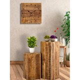 thumbnail of Blumensäule 27x27 Blumen Hocker Holz Pflanzenständer Beistelltisch quadratisch Mangoholz : Höhe 73 cm