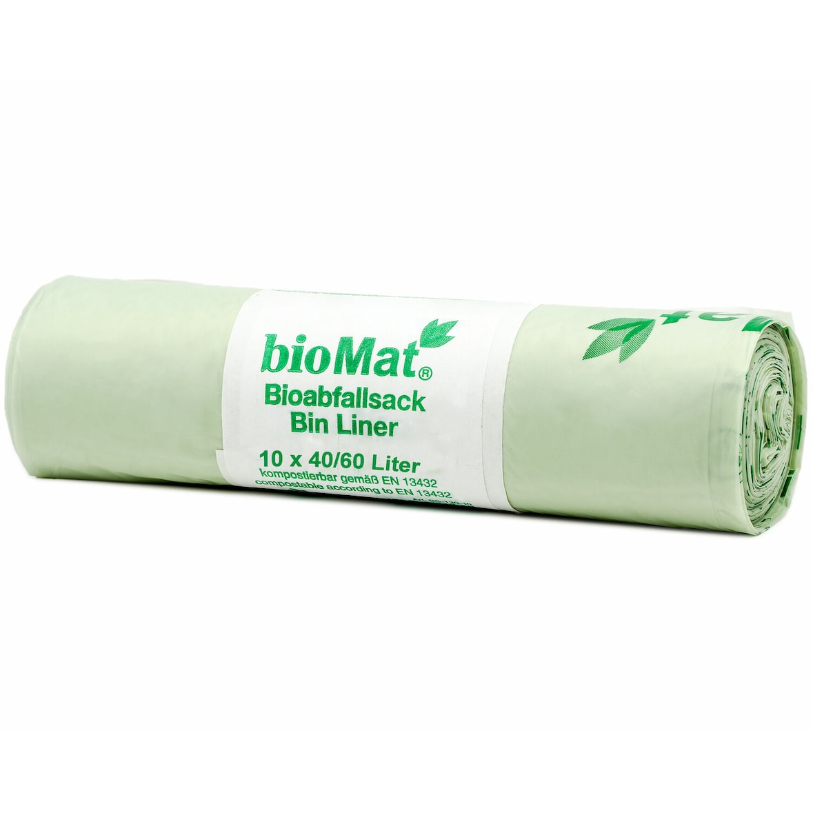 40x BIOMAT kompostierbare Bioabfallbeutel  40-60L 61x80cm