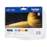 thumbnail of Brother LC1100 Pack de 4 Cartouches d'encre ORIGINALE - LC1100VALBP