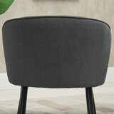 thumbnail of Loungesessel Polstersessel Akzentstuhl 65x71x75 cm Grau mit tiefem Sitz, abnehmbarem waschbarem Sitzkissen, Massivholzfüßen