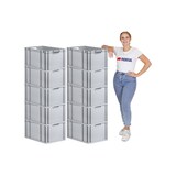 thumbnail of PROREGAL Eurobox NextGen Grip | HxBxT 32x40x60cm | 65 Liter | Griffe offen | Verstärkter Boden | Eurobehälter, Transportbox, Transportbehälter
