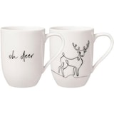 thumbnail of Villeroy & Boch Statement Becher mit Henkel "XMAS Set Rentier" 2tlg.