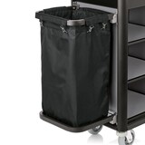thumbnail of WAS Germany - Zimmerservicewagen Isabella, 1 Wäschesack, 95 x 54 x 116 cm, schwarze Kantenprofile/Aluoptik