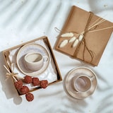 thumbnail of like. by Villeroy & Boch Perlemor Sand Espressountertasse ø 12 cm 6er Set