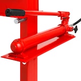 thumbnail of Prensa hidráulica EBERTH 12T con manómetro, 6 alturas, 910 mm de trabajo, con cilindro y mordazas