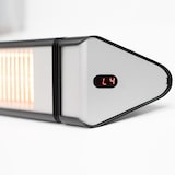 thumbnail of VASNER Teras 25 Terrassenheizstrahler Infrarot Heizstrahler 2500 Watt Schwarz, IP65 Nässeschutz