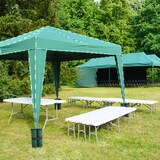 thumbnail of Relaxdays Pavillon Sandsäcke, 4er Set, Oxford-Gewebe, zum Befüllen mit Sand, Beschwerer Partyzelte, Gewichtssäcke, grün
