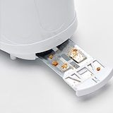 thumbnail of Clatronic TA 3565 Tostadora Pan, 2 Rebanadas, Regulador Nivel Tostado, 3 Funciones, Calienta Panecillos Recogemigas, Blanco, 700W