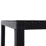 thumbnail of METRO PROFESSIONAL Gastro Tisch Balsario, Alu/PE-Rattan, 130 x 90 cm, rechteckig, schwarz