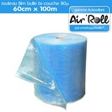 thumbnail of Lot de 20 rouleaux de film bulle d'air largeur 60cm x longueur 100m  - gamme Air'Roll AUTOCOLLANT