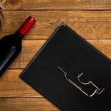 thumbnail of Securit® Carta de bebidas A4 "Classic" - Preto - Pele sintética - 4 vistas