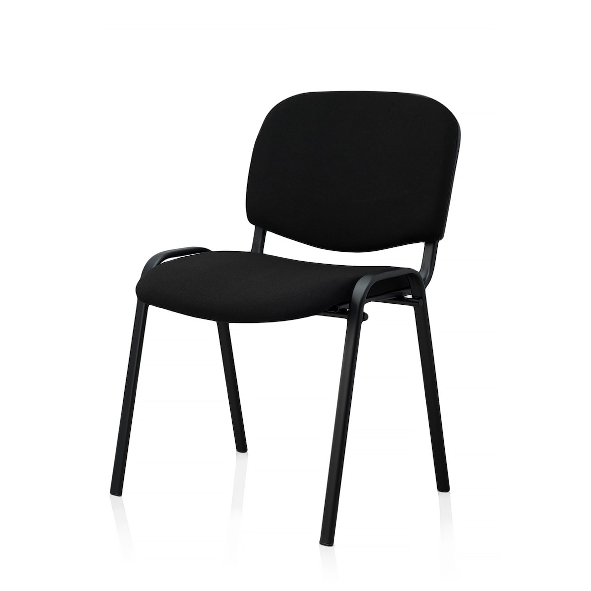 SIGMA Besucherstuhl VC04, Metall/Stoff, schwarz