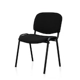 thumbnail of SIGMA Besucherstuhl VC04, Metall/Stoff, schwarz