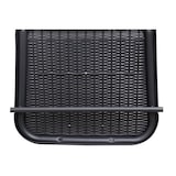 thumbnail of aro Fauteuil de terrasse empilable, acier/plastique, aspect rotin, gris foncé