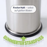 thumbnail of Standaschenbecher Edelstahl 54 cm Ascher mit integriertem Mülleimer