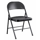 thumbnail of Pack 4 Sillas Negras Plegables Premium Asiento y Respaldo Acolchado en Polipiel PU (78x45x45 cm)