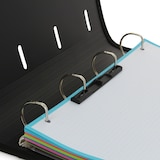 thumbnail of Pasta rosa claro de 4 argolas PP A4 com recarga, separadores, envelope reutilizável, autocolantes e folhas de planificação "LIKE3".