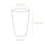 thumbnail of BIOZOYG Pappbecher 1000 Stück 400 ml / 16 oz, Ø 90 mm, weiß - Becher für Heißgetränke - Kaffeebecher to go Einwegbecher, Alternative zu Styroporbecher