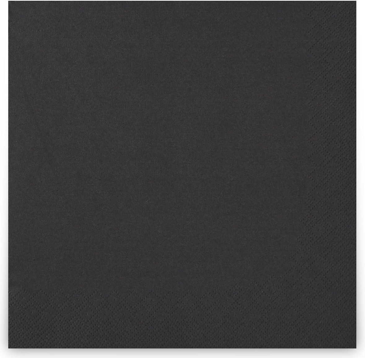 Servietten Funny - 3-lagig - 1/4-Falz - 33 x 33 cm - 1000 Tafelservietten schwarz