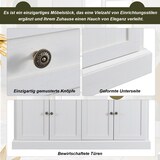thumbnail of Merax Großes Sideboard, moderner Buffetschrank für Esszimmer und Wohnzimmer, 150 x 86 x 40 cm (L/B/H) – Antikweiß