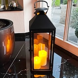 thumbnail of XXL Garten - Laterne Windlicht Schwarz Metall 54cm