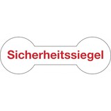 thumbnail of Sicherheitsetikett, Sicherheitssiegel - Bogen = 5 Stück - 60x20 mm Dokumentenfolie selbstklebend