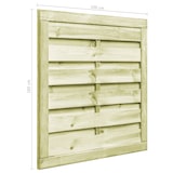 thumbnail of Puerta de valla madera de pino impregnada verde 100x100 cm