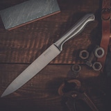 thumbnail of Ensemble de 5 couteaux de cuisine professionnels en inox de 24 à 33,5 cm Nirosta Star