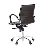 thumbnail of Bürostuhl / Chefsessel PARMA 10 Leder braun Chrom hjh OFFICE