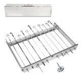 thumbnail of Spießdreher Mangal Aufsatz Edelstahl Sesam 11 Batteriemotor