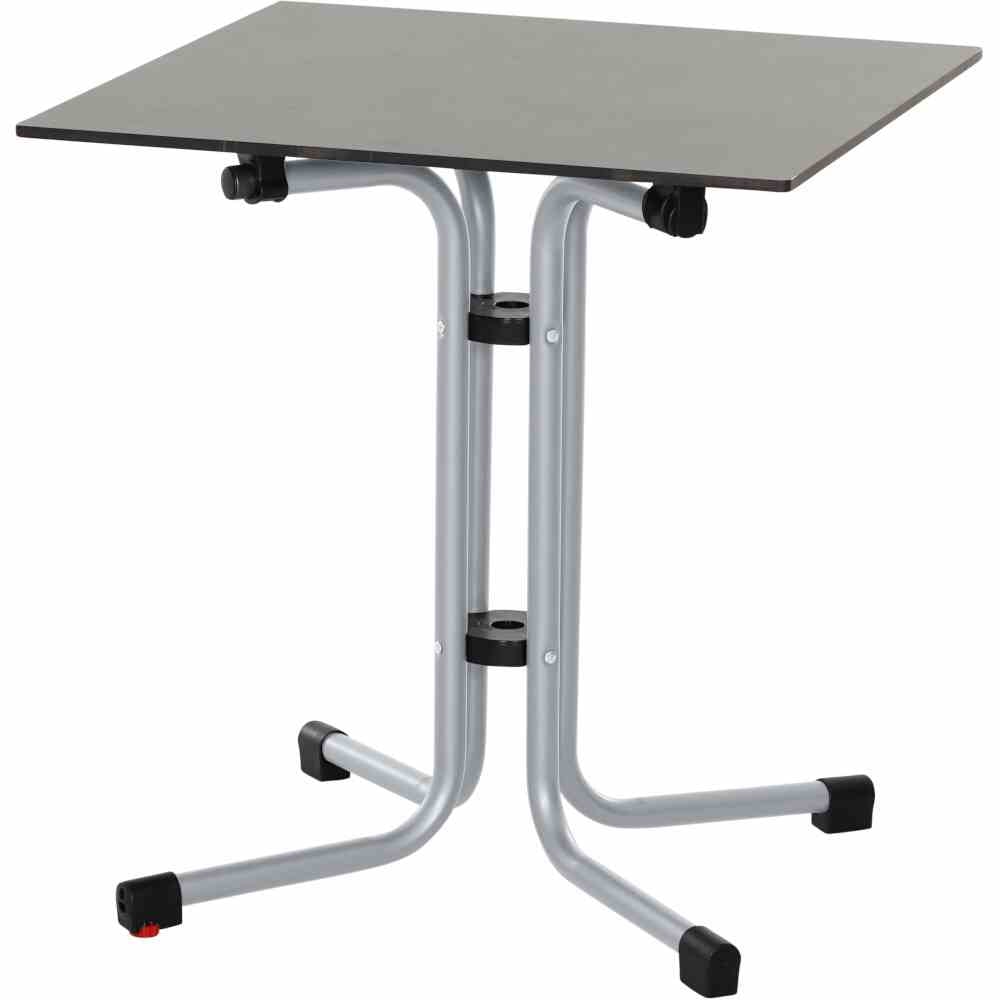 SIENA GARDEN Sola Klapptisch 65x65 cm, silber 01914560
