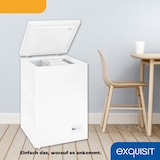 thumbnail of Exquisit Gefriertruhe, Kombigerät, Tiefkühltruhe, 98 Liter, 4-Sterne-Gefrieren, Gefriertruhe klein, Toplader, GT101-E-040E weiss
