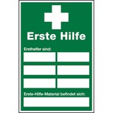 thumbnail of Aushang, Erste Hilfe - Ersthelfer - 200x300x1.5 mm Kunststoff