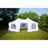 thumbnail of METRO PROFESSIONAL Feesttent met zijwand Milano, staal/polyester, 6.8 x 5 m, waterafstotend, wit