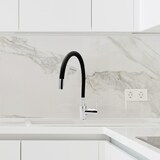 thumbnail of Küchenarmatur Einhebelmixer flexibel schwenkbar schwarz 360° Wasserhahn Mischbatterie Einhebelmischer