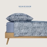 thumbnail of Schiesser Spannbettlaken Jessi - Edeljersey - 150 x 200 cm - Hellblau