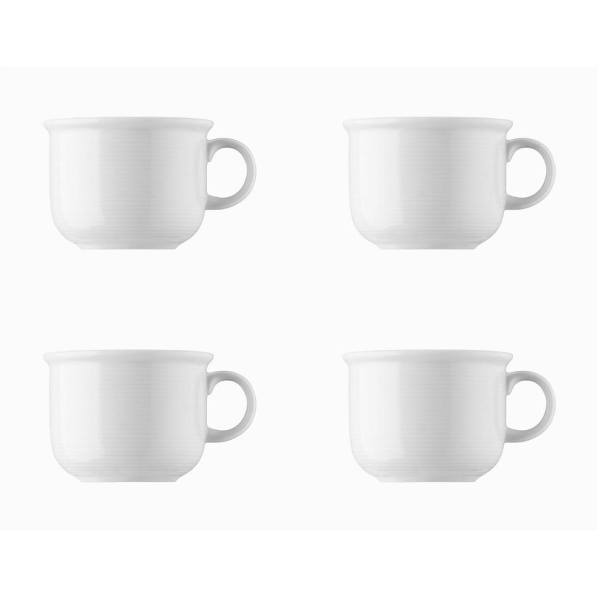 Kaffee-Obertasse - THOMAS TREND - Dekor Weiß - 4 Stück