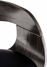 thumbnail of 2er Set Barhocker Kingston Kunstleder schwarz/grau