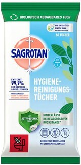 thumbnail of Sagrotan Anti-Bakterielle Reinigungstücher Packung mit 60 Stück