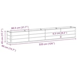 thumbnail of Helloshop26 - Vaso de design moderno e versátil 320 x 40 x 45 cm em aço antracite 02_0059223